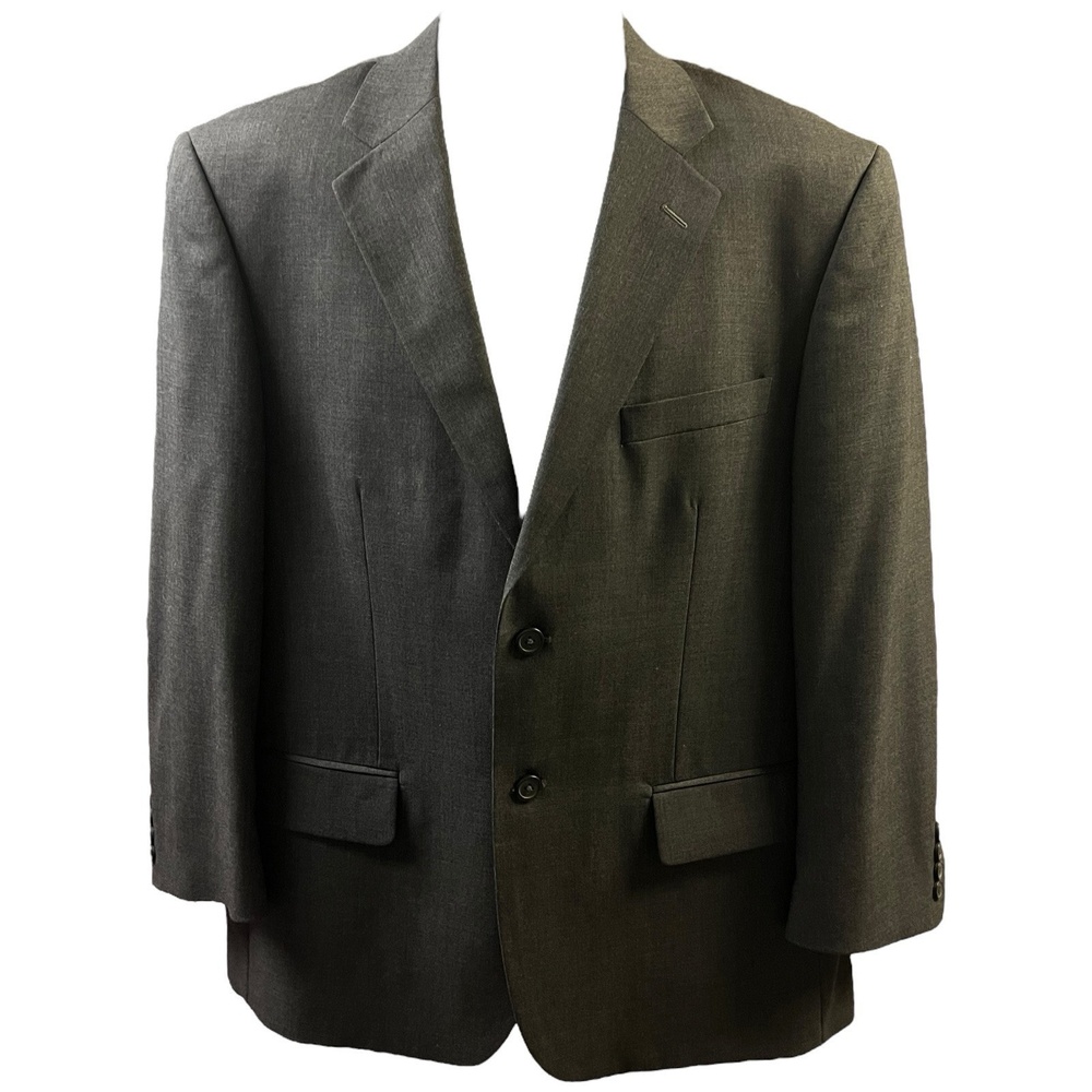 Joseph & Feiss Suit‎ Jacket Size 42S Dark Grey Single Breasted Wool Professional